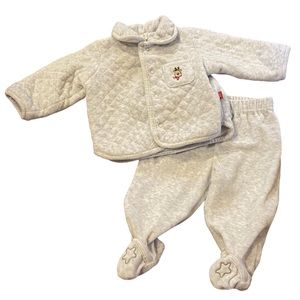 Size 3-6M First Moments Layette Holiday Christmas Baby Outfit